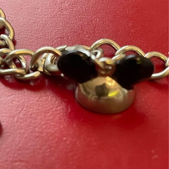 Charm Bracelet Disney Mickey Castle Ears Pink Bling 2012 - Picture 3 of 7